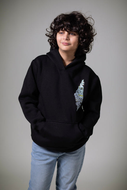 Kids hoodie - Palestine Map