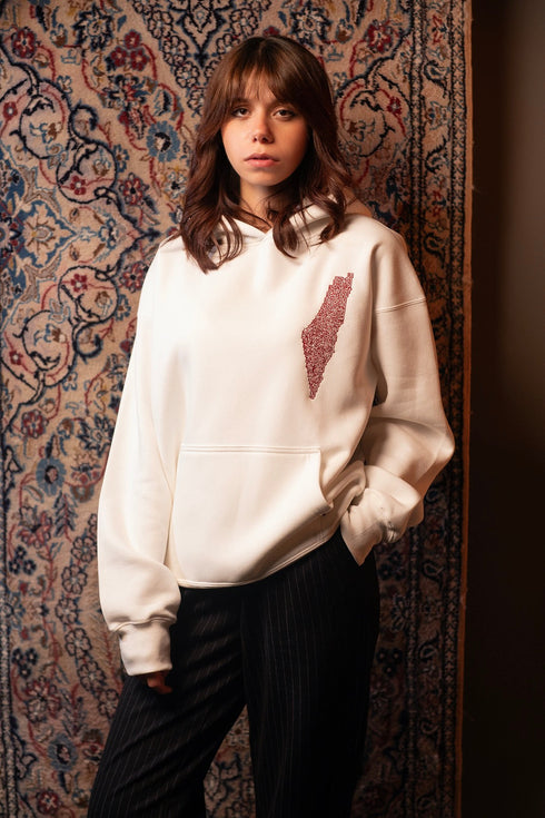 Hoodie - Maze Palestine map