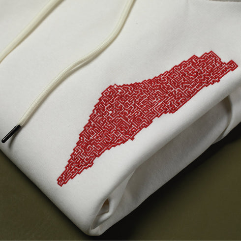 Hoodie - Maze Palestine map